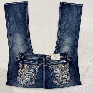 New! MissMe Signature Boot Jeans Size 34